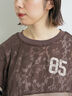 ナンバリングレースパッチワークTシャツ（オフホワイト/チャコールグレー/ブラウン/ブルー）｜SM2（エスエムツー）通販