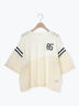 ナンバリングレースパッチワークTシャツ（オフホワイト/チャコールグレー/ブラウン/ブルー）｜SM2（エスエムツー）通販