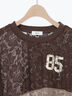 ナンバリングレースパッチワークTシャツ（オフホワイト/チャコールグレー/ブラウン/ブルー）｜SM2（エスエムツー）通販