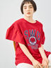 [接触冷感]フレアスリーブチュニックTシャツ（オフホワイト/ブラック/レッド/ブルー）｜SM2（エスエムツー）通販