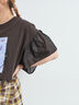 [接触冷感]フレアスリーブチュニックTシャツ（オフホワイト/ブラック/レッド/ブルー）｜SM2（エスエムツー）通販