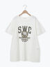[接触冷感]フレアスリーブチュニックTシャツ（オフホワイト/ブラック/レッド/ブルー）｜SM2（エスエムツー）通販