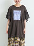 [接触冷感]フレアスリーブチュニックTシャツ（オフホワイト/ブラック/レッド/ブルー）｜SM2（エスエムツー）通販