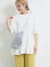 ピグメント加工裾フリルチュニックTシャツ（オフホワイト）｜SM2（エスエムツー）通販