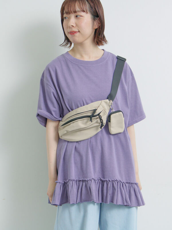 ピグメント加工裾フリルチュニックTシャツ（パープル）｜SM2（エスエムツー）通販
