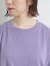 ピグメント加工裾フリルチュニックTシャツ（オフホワイト/チャコールグレー/ベージュ/パープル）｜SM2（エスエムツー）通販