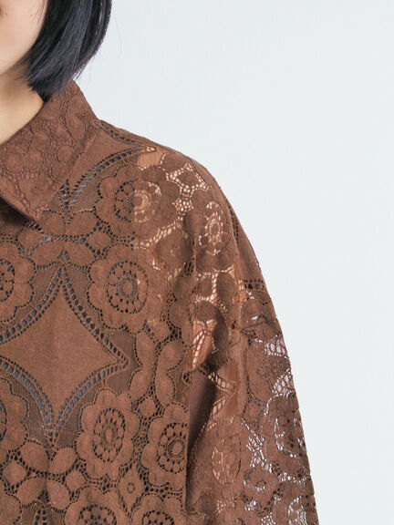 レースシャツ（ブラック/オレンジ/ブラウン/グリーン/クリーム）｜SM2（エスエムツー）通販