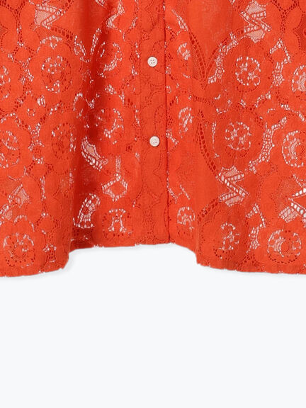 レースシャツ（ブラック/オレンジ/ブラウン/グリーン/クリーム）｜SM2（エスエムツー）通販