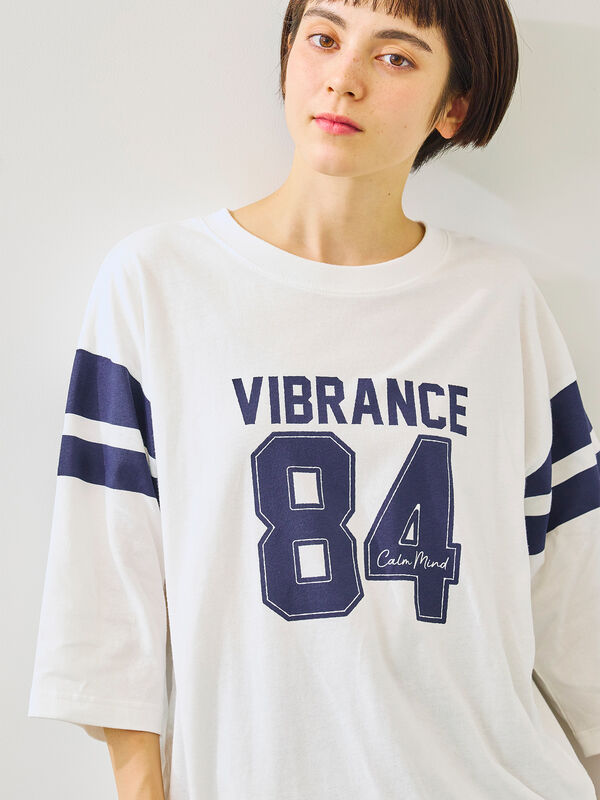 [接触冷感]ナンバリングプリントTシャツ（オフホワイト/チャコールグレー/グリーン/クリーム）｜SM2（エスエムツー）通販