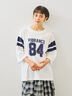 [接触冷感]ナンバリングプリントTシャツ（オフホワイト/チャコールグレー/グリーン/クリーム）｜SM2（エスエムツー）通販