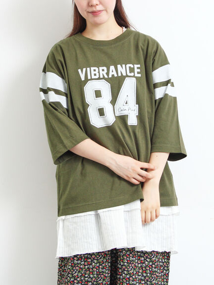 [接触冷感]ナンバリングプリントTシャツ（オフホワイト/チャコールグレー/グリーン/クリーム）｜SM2（エスエムツー）通販