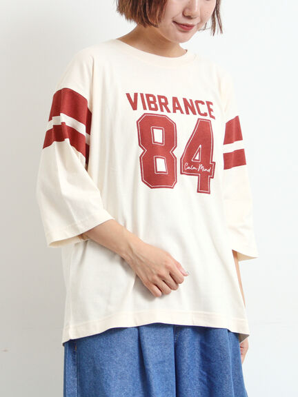 [接触冷感]ナンバリングプリントTシャツ（オフホワイト/チャコールグレー/グリーン/クリーム）｜SM2（エスエムツー）通販