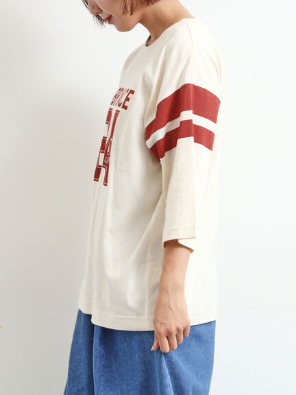 [接触冷感]ナンバリングプリントTシャツ（オフホワイト/チャコールグレー/グリーン/クリーム）｜SM2（エスエムツー）通販