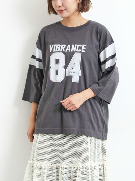 [接触冷感]ナンバリングプリントTシャツ（オフホワイト/チャコールグレー/グリーン/クリーム）｜SM2（エスエムツー）通販