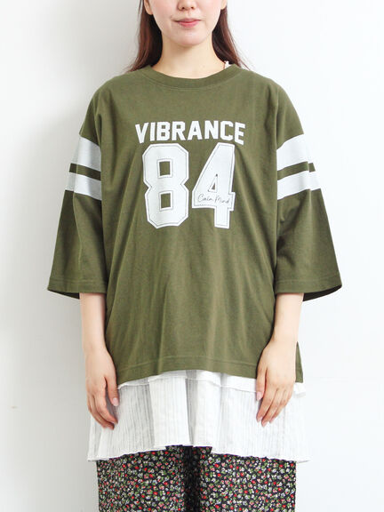 [接触冷感]ナンバリングプリントTシャツ（オフホワイト/チャコールグレー/グリーン/クリーム）｜SM2（エスエムツー）通販