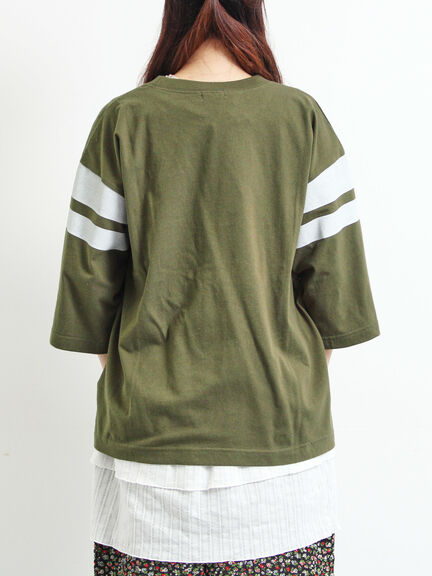 [接触冷感]ナンバリングプリントTシャツ（オフホワイト/チャコールグレー/グリーン/クリーム）｜SM2（エスエムツー）通販