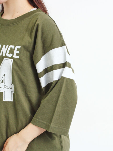 [接触冷感]ナンバリングプリントTシャツ（オフホワイト/チャコールグレー/グリーン/クリーム）｜SM2（エスエムツー）通販