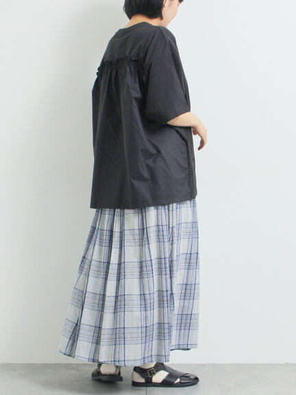 [接触冷感]バックシャーリング転写プリントTシャツ（オフホワイト/ブラック/ピンク/クリーム）｜SM2（エスエムツー）通販