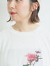 [接触冷感]バックシャーリング転写プリントTシャツ（オフホワイト/ブラック/ピンク/クリーム）｜SM2（エスエムツー）通販