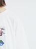 [接触冷感]バックシャーリング転写プリントTシャツ（オフホワイト/ブラック/ピンク/クリーム）｜SM2（エスエムツー）通販