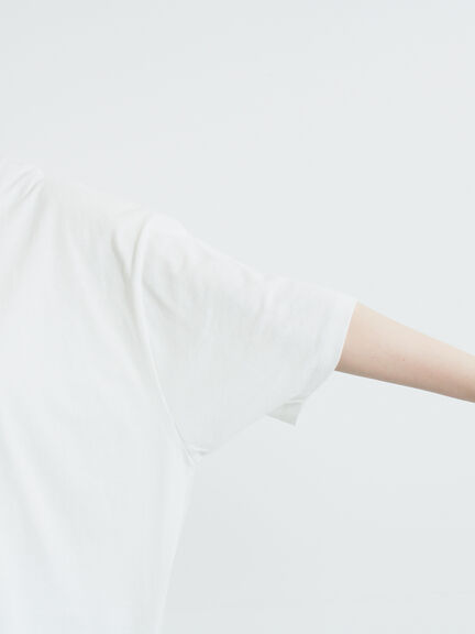 [接触冷感]バックシャーリング転写プリントTシャツ（オフホワイト/ブラック/ピンク/クリーム）｜SM2（エスエムツー）通販