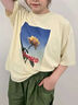 [接触冷感]バックシャーリング転写プリントTシャツ（オフホワイト/ブラック/ピンク/クリーム）｜SM2（エスエムツー）通販