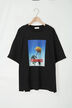 [接触冷感]バックシャーリング転写プリントTシャツ（オフホワイト/ブラック/ピンク/クリーム）｜SM2（エスエムツー）通販