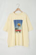 [接触冷感]バックシャーリング転写プリントTシャツ（オフホワイト/ブラック/ピンク/クリーム）｜SM2（エスエムツー）通販