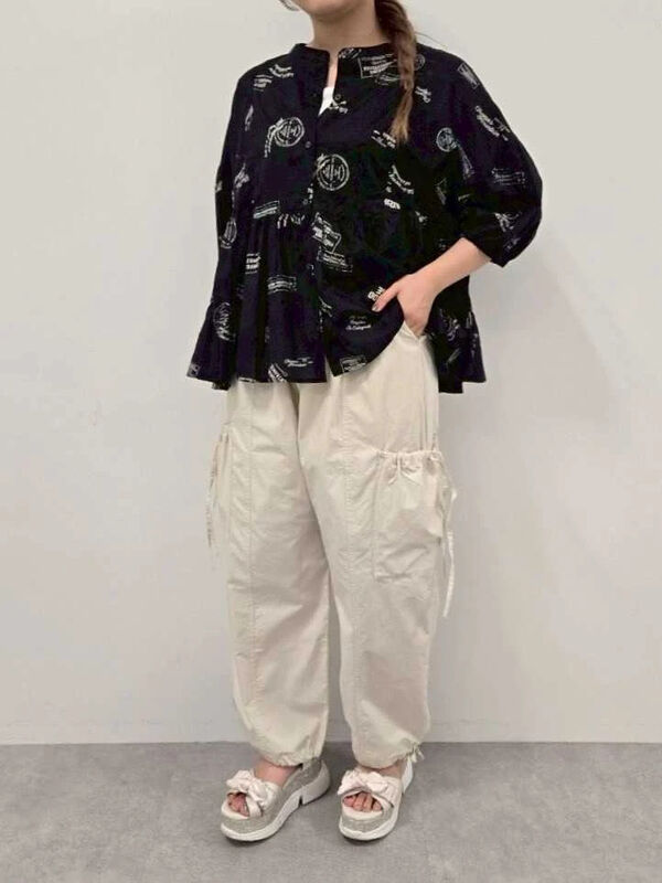 センター切替リボンカーゴパンツ（クリーム）｜SM2（エスエムツー）通販