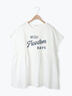 [接触冷感]切替ギャザーロゴプリントフレンチ袖Tシャツ（オフホワイト）｜SM2（エスエムツー）通販