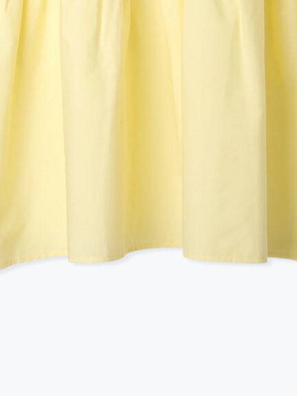 [接触冷感]切替ギャザーロゴプリントフレンチ袖Tシャツ（オフホワイト/チャコールグレー/イエロー）｜SM2（エスエムツー）通販