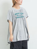 [接触冷感]シャーリングロゴプリントTシャツ（グレー）｜SM2（エスエムツー）通販