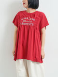 [接触冷感]シャーリングロゴプリントTシャツ（レッド）｜SM2（エスエムツー）通販
