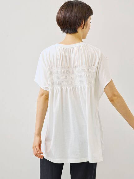 [接触冷感]シャーリングロゴプリントTシャツ（オフホワイト/グレー/チャコールグレー/レッド）｜SM2（エスエムツー）通販