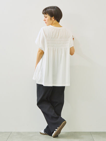 [接触冷感]シャーリングロゴプリントTシャツ（オフホワイト/グレー/チャコールグレー/レッド）｜SM2（エスエムツー）通販