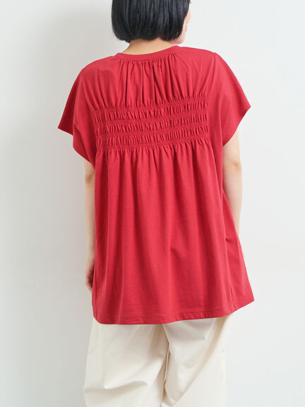 [接触冷感]シャーリングロゴプリントTシャツ（オフホワイト/グレー/チャコールグレー/レッド）｜SM2（エスエムツー）通販