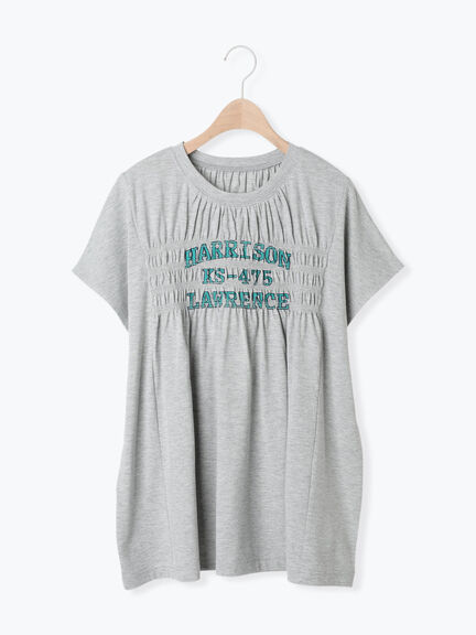 [接触冷感]シャーリングロゴプリントTシャツ（オフホワイト/グレー/チャコールグレー/レッド）｜SM2（エスエムツー）通販