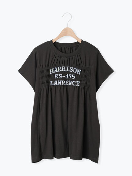 [接触冷感]シャーリングロゴプリントTシャツ（オフホワイト/グレー/チャコールグレー/レッド）｜SM2（エスエムツー）通販