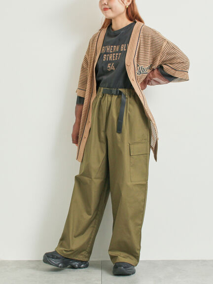 袖口シアー切替ロゴプリントカットソー（オフホワイト/チャコールグレー/オレンジ/ブルー）｜SM2（エスエムツー）通販