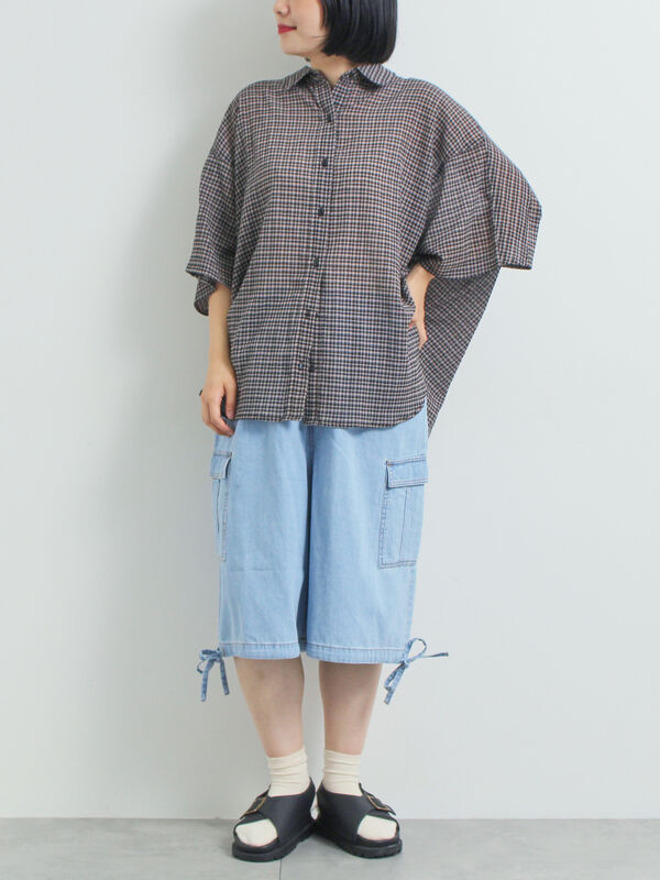 【CANAL JEAN】COIN　コットンボイルチェックシャツ CANAL JEAN｜COIN コットンボイルチェックシャツ | Rakuten
