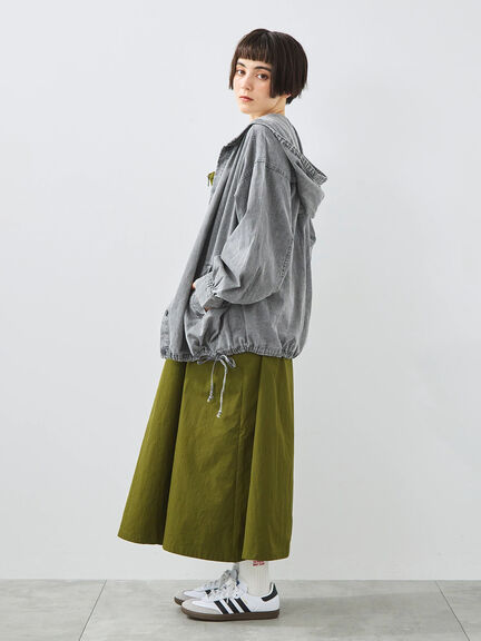 フードシャツジャケット（ブラック/レッド/ブルー）｜SM2（エスエムツー）通販