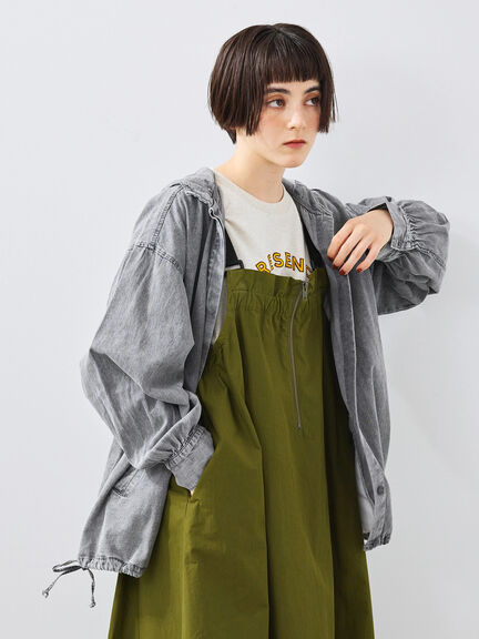 フードシャツジャケット（ブラック/レッド/ブルー）｜SM2（エスエムツー）通販