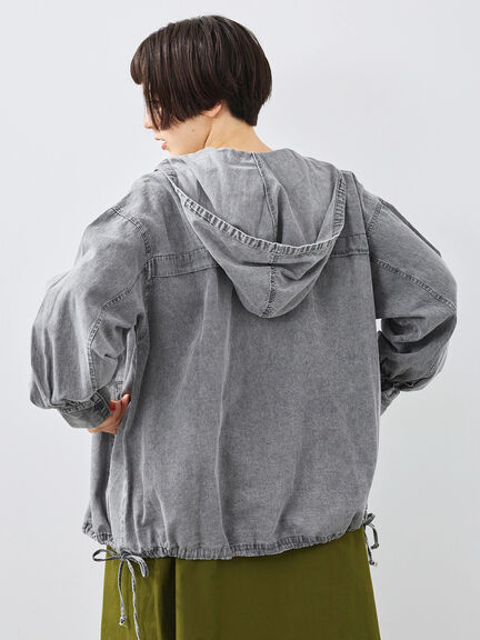 フードシャツジャケット（ブラック/レッド/ブルー）｜SM2（エスエムツー）通販