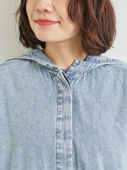 フードシャツジャケット（ブラック/レッド/ブルー）｜SM2（エスエムツー）通販