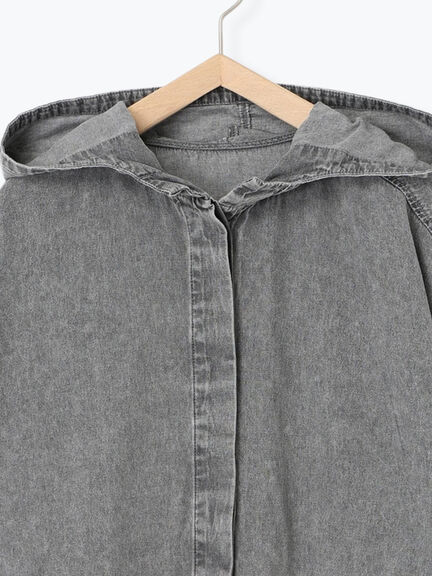 フードシャツジャケット（ブラック/レッド/ブルー）｜SM2（エスエムツー）通販