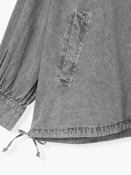 フードシャツジャケット（ブラック/レッド/ブルー）｜SM2（エスエムツー）通販