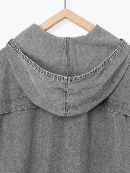 フードシャツジャケット（ブラック/レッド/ブルー）｜SM2（エスエムツー）通販