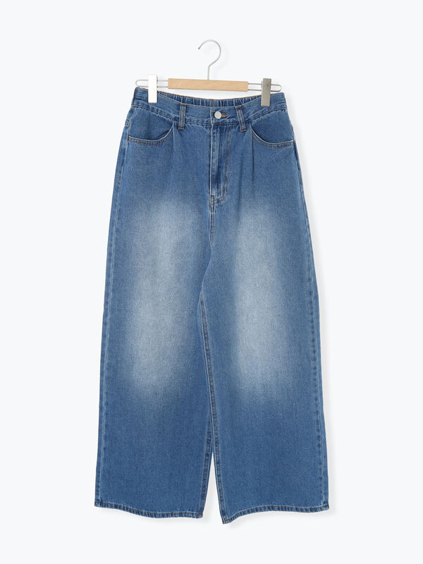 AMIE カーブデニム　blue Sサイズ AMIE カーブデニム blue Sサイズ カーブデニム【BLUE】 – ELLIE