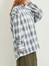 オンブレチェック裾ドロストシャツ(ブラック/ピンク/イエロー/グリーン/ネイビー)|SM2(エスエムツー)通販
