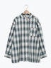 オンブレチェック裾ドロストシャツ(ブラック/ピンク/イエロー/グリーン/ネイビー)|SM2(エスエムツー)通販